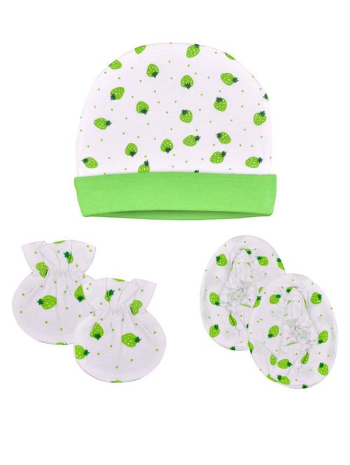 kids hand mittens booty & cap set - 21339106 - Very Small Image - 1