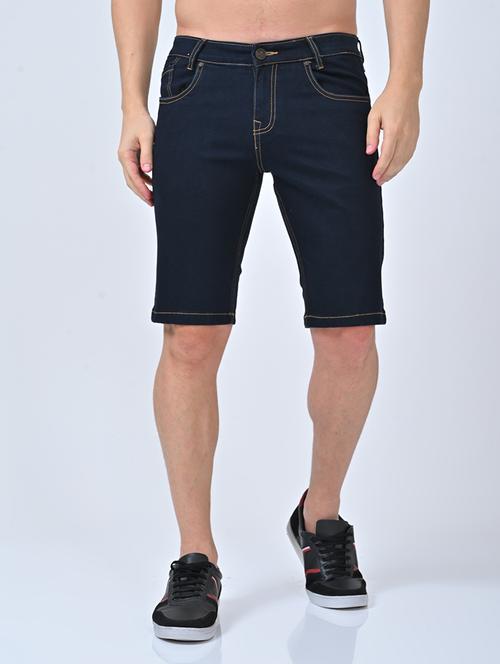 men solid mid rise short - 21340881 - Very Small Image - 1