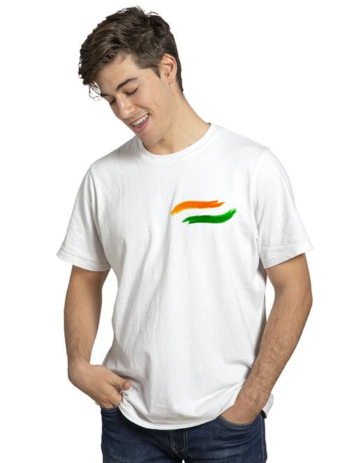men printed round neck t-shirt - 21341244 - Very Small Image - 1