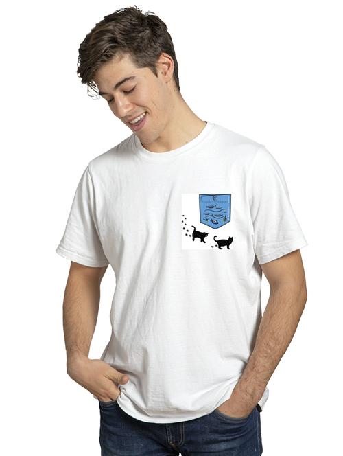 men printed round neck t-shirt - 21341249 - Very Small Image - 1