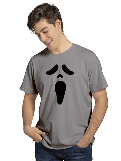 men front print round neck t-shirt - 21341259 - Very Small Image - 1