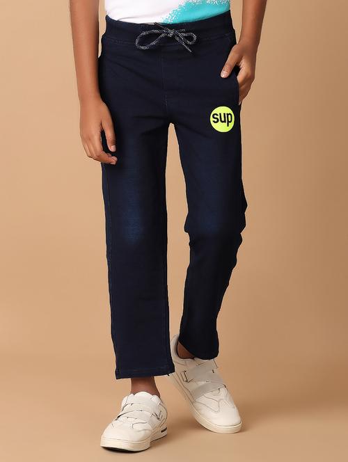 boys mid rise cotton slim fit jeans - 21344467 - Very Small Image - 1