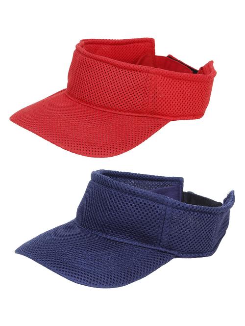 men solid set of 2 casual cap - 21346294 - Very Small Image - 1