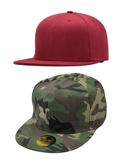 men's pack of 2 multi colored cap - 21346363 - Very Small Image - 1