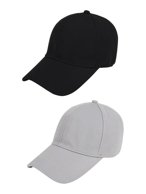 men's solid pack of 2 cap - 21346441 - Very Small Image - 1