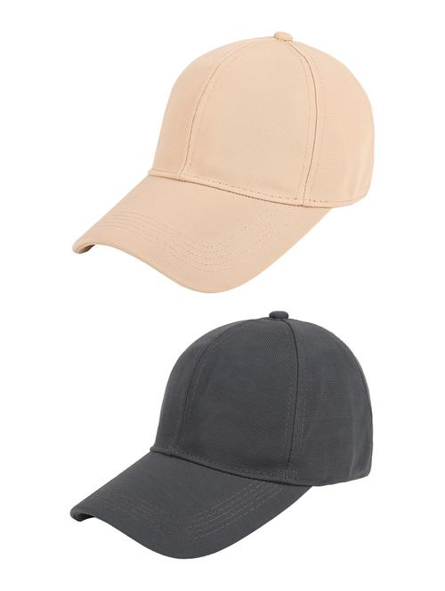 men's solid pack of 2 cap - 21346448 - Very Small Image - 1
