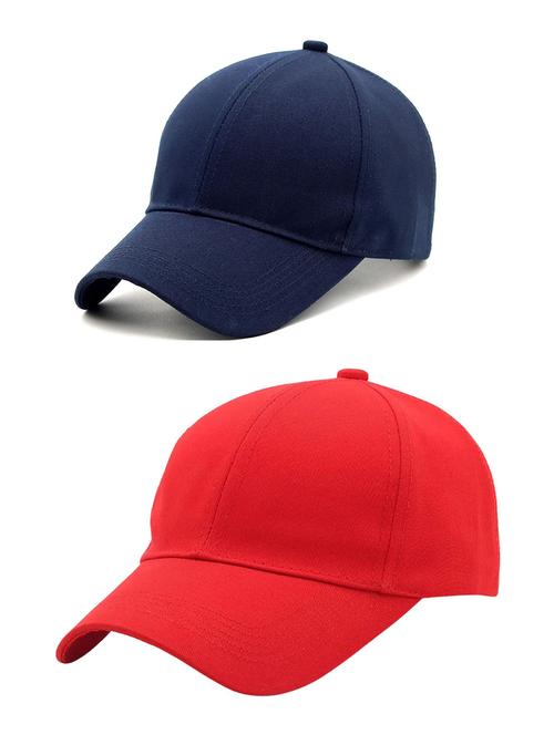 men's pack of 2 solid caps - 21346631 - Very Small Image - 1