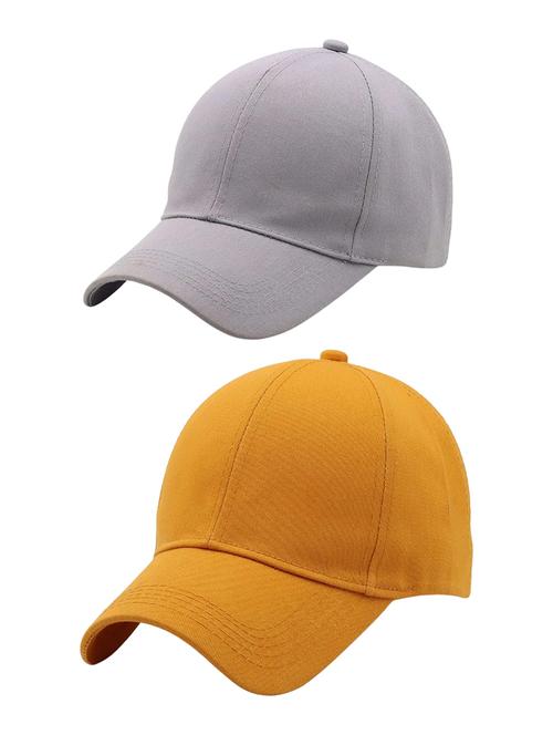 men's pack of 2 solid caps - 21346644 - Very Small Image - 1
