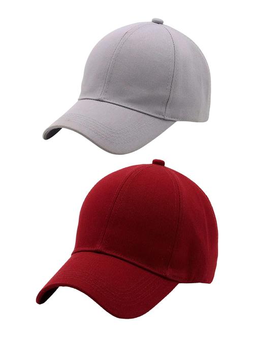 men's pack of 2 solid caps - 21346646 - Very Small Image - 1