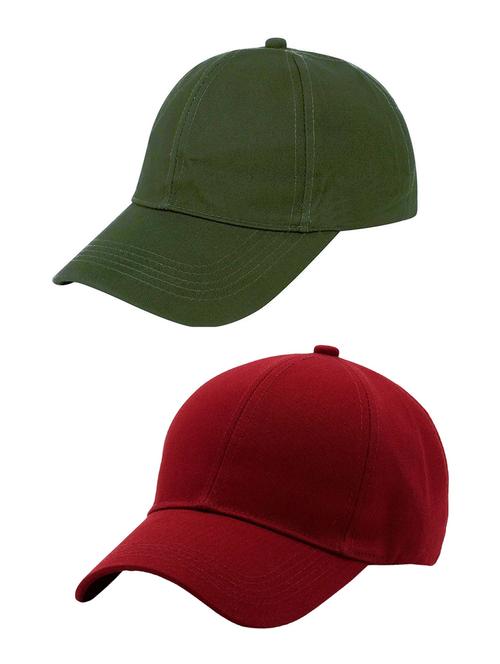 men's pack of 2 solid caps - 21346651 - Very Small Image - 1