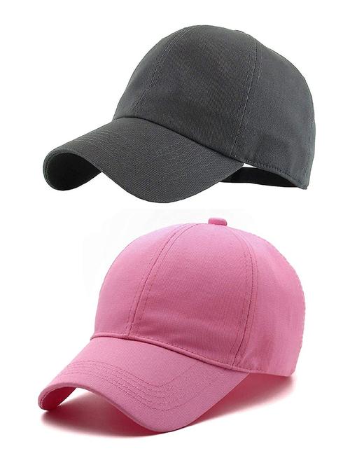 men's pack of 2 solid caps - 21346658 - Very Small Image - 1