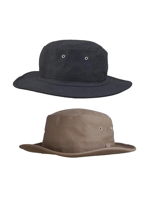 men pack of 2 solid summer hat - 21346798 - Very Small Image - 1