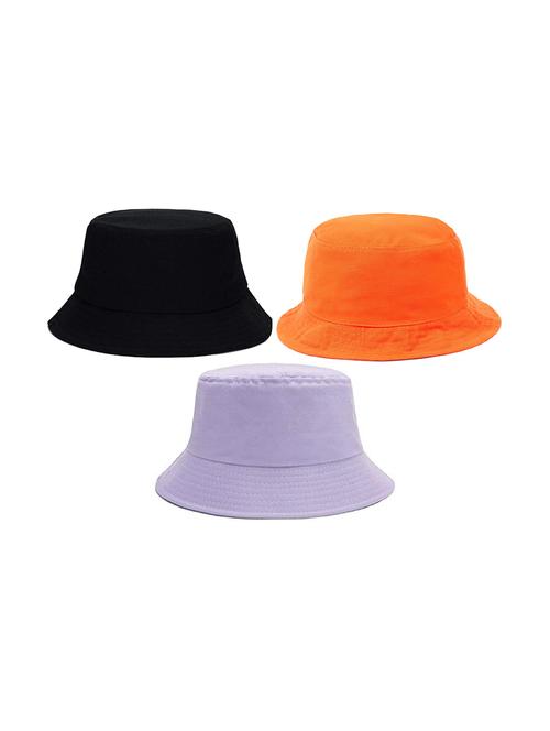 women's pack of 3 solid hats - 21346848 - Very Small Image - 1