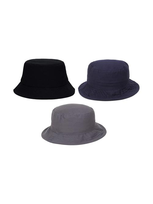 women's pack of 3 solid hats - 21346864 - Very Small Image - 1