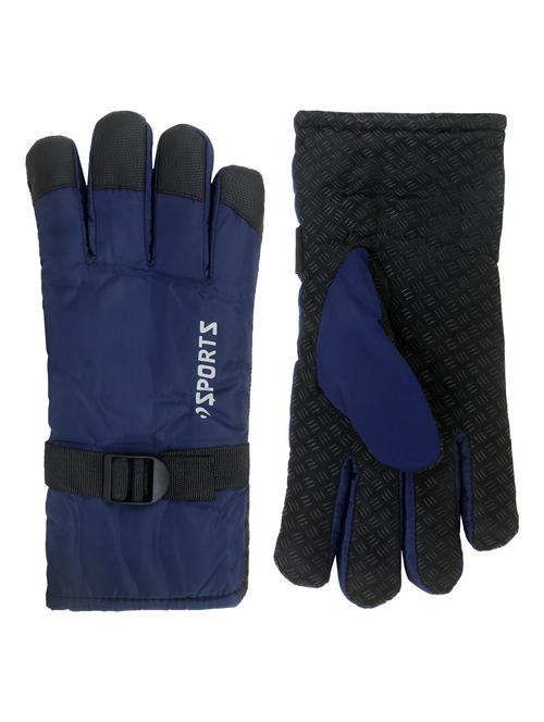 men color block biker gloves - 21347031 - Very Small Image - 1