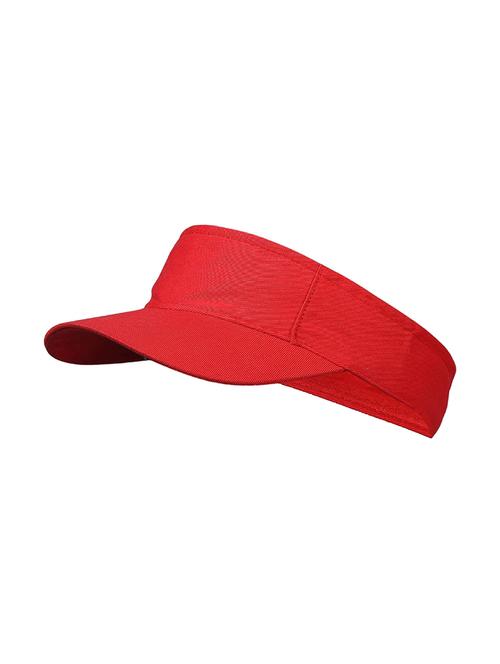 red cotton blend cap - 21347058 - Very Small Image - 1