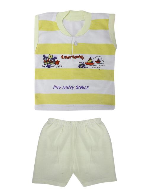 boy printed sleeveless short set - 21347109 - Very Small Image - 1