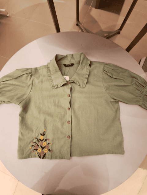 light green cotton flex top - 21347305 - Very Small Image - 1
