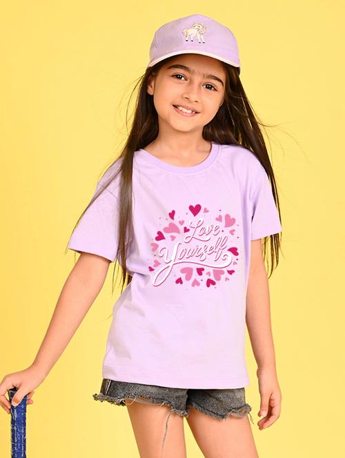 girls round neck oversized t-shirt - 21349931 - Very Small Image - 1