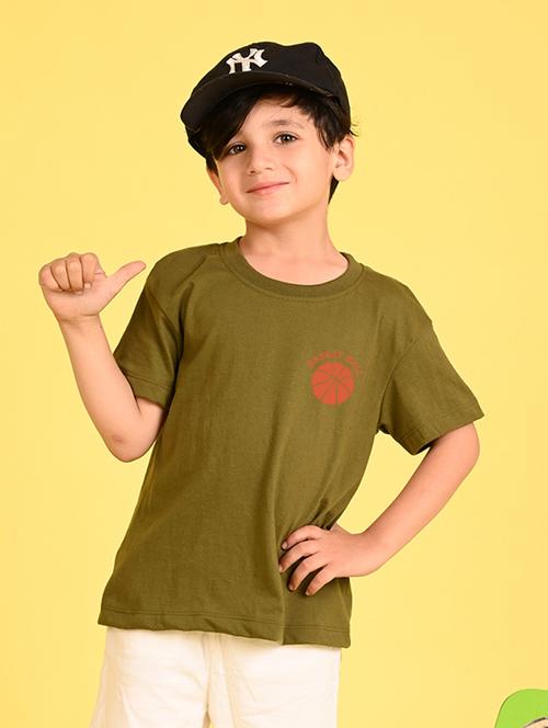 boys back print short sleeve t-shirt - 21349954 - Very Small Image - 1