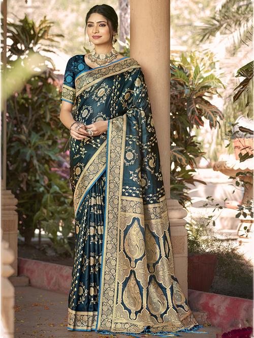 women self design banarasi saree - 21351045 - Very Small Image - 1