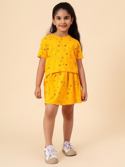 girls printed skirt top set - 21351308 - Very Small Image - 1