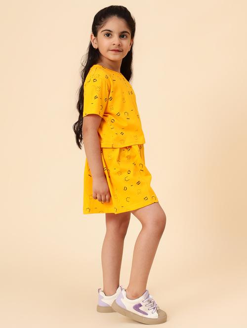 yellow cotton blend top - 21351320 - Very Small Image - 1