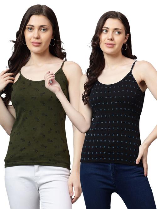 pack of 2 printed camisole top - 21351669 - Very Small Image - 1