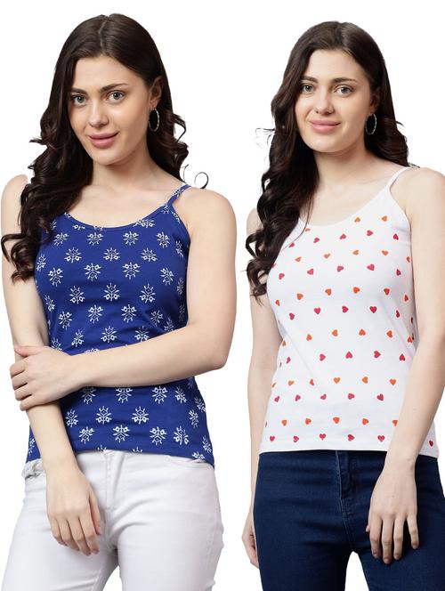 pack of 2 printed camisole top - 21351671 - Very Small Image - 1