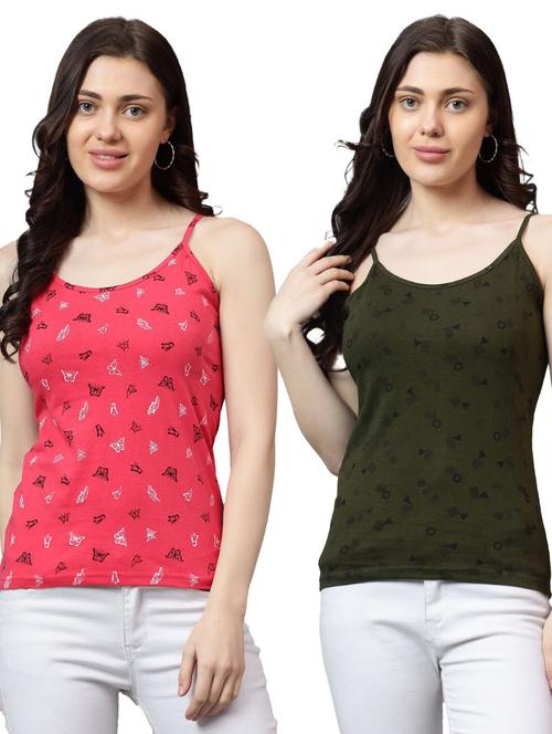 pack of 2 printed camisole top - 21351681 - Very Small Image - 1