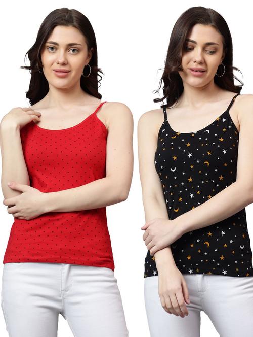 pack of 2 printed camisole top - 21351686 - Very Small Image - 1