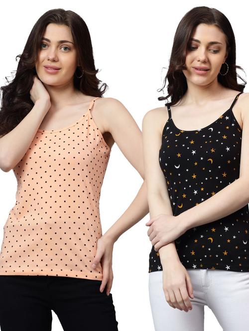 pack of 2 printed camisole top - 21351694 - Very Small Image - 1