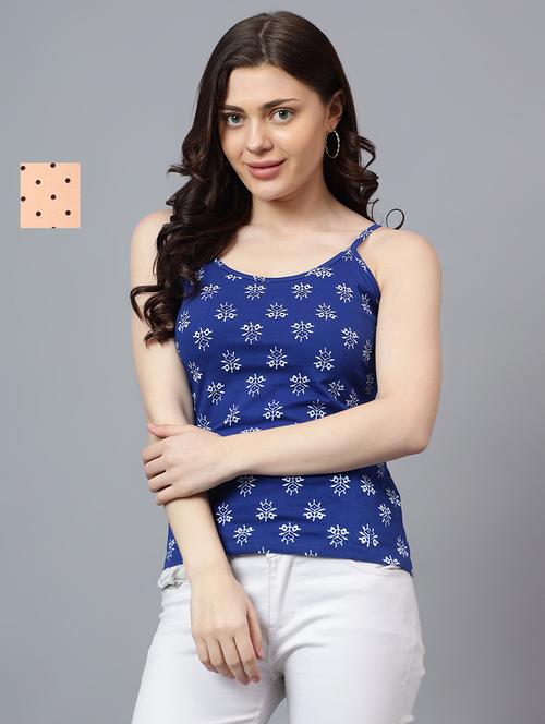 women multicolored printed set of 2 camisole top - 21351696 - Very Small Image - 1