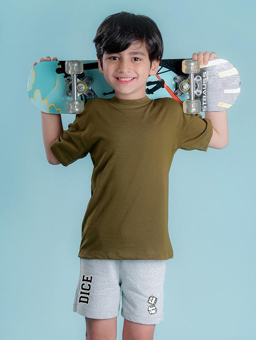 boys placement print shorts - 21354985 - Very Small Image - 1