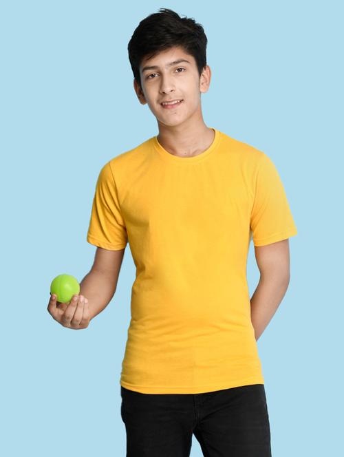 boys back print round neck t-shirt - 21355051 - Very Small Image - 1