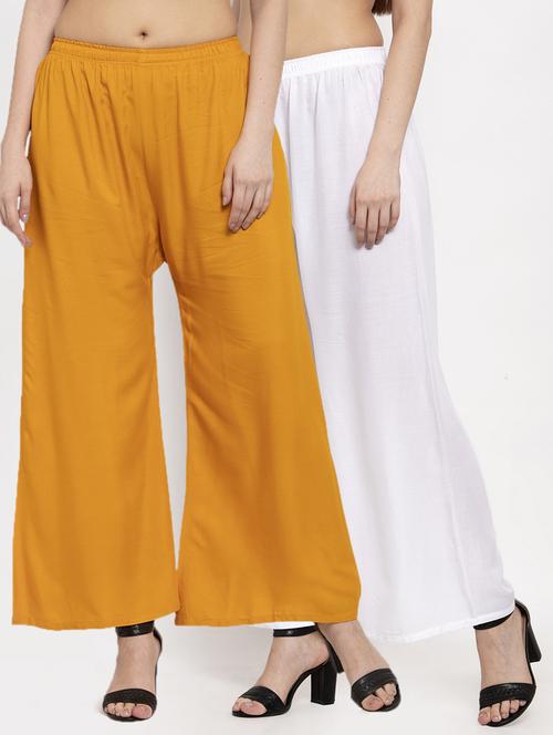 pack of 2 solids palazzos - 21356611 - Very Small Image - 1
