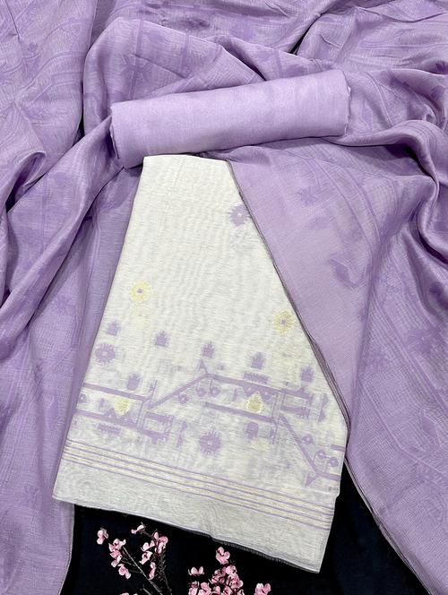 women self design unstitched suit set - 21357574 - Very Small Image - 1