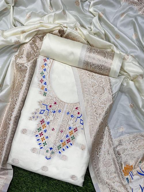 women self design unstitched suits - 21357780 - Very Small Image - 1