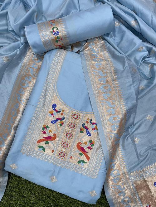 women self design unstitched suit set - 21357794 - Very Small Image - 1