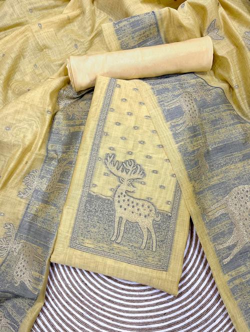 women self design unstitched suit set - 21357833 - Very Small Image - 1