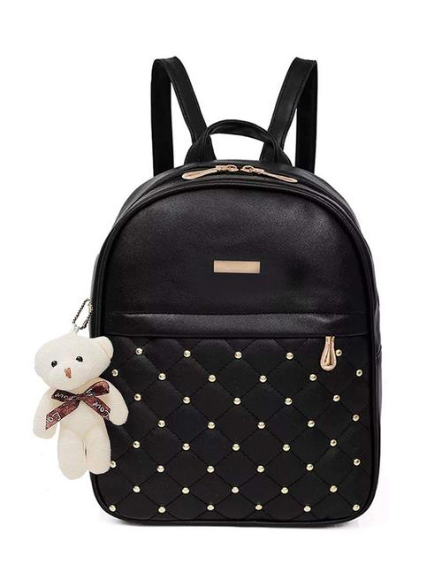 women black embellished backpack - 21359397 - Very Small Image - 1