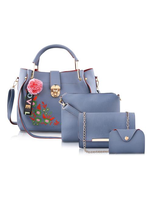 women leatherette handbag combo - 21359572 - Very Small Image - 1