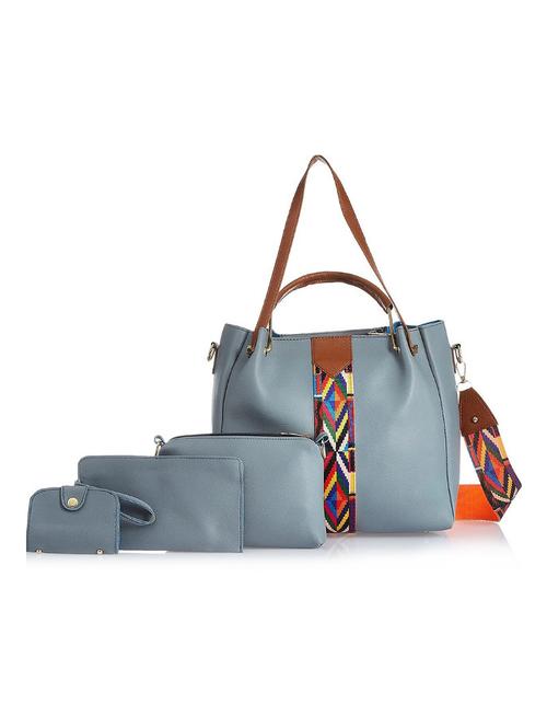 women leatherette handbag combo - 21359624 - Very Small Image - 1