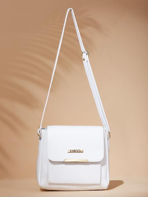 women solids leather sling bags - 21359866 - Very Small Image - 1