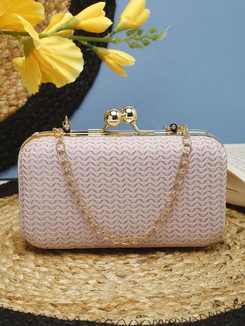 women self design box clutch - 21359977 - Very Small Image - 1
