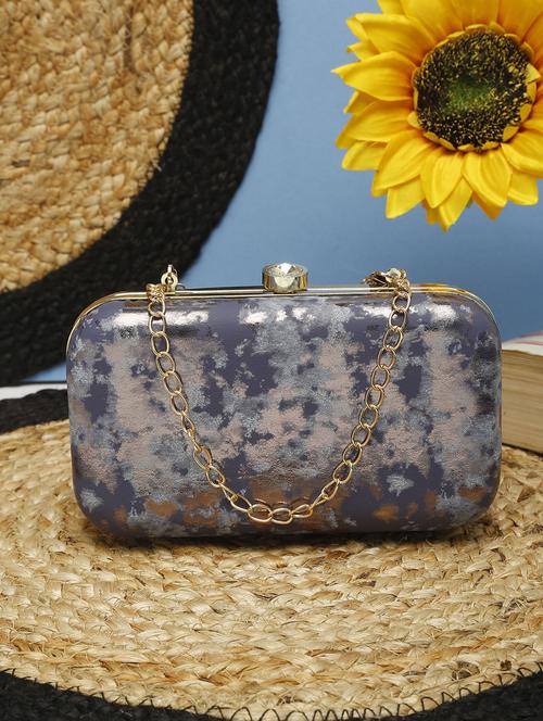 grey velvet box clutch - 21359981 - Very Small Image - 1