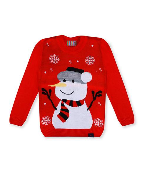 kids long sleeved self design sweater - 21360078 - Very Small Image - 1