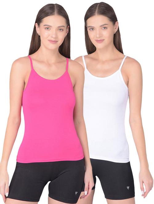 women multicolored solid set of 2 camisole - 21361290 - Very Small Image - 1
