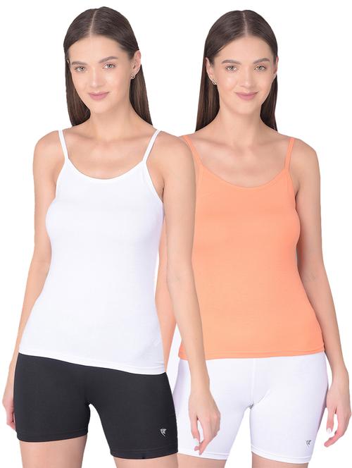 women multicolored solid set of 2 camisole - 21361295 - Very Small Image - 1