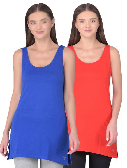 women multicolored solid set of 2 camisole - 21361340 - Very Small Image - 1